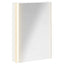 Badeværelsesspejlskab Hvid 43 x 11,5 x 60,5 cm Konstrueret træ