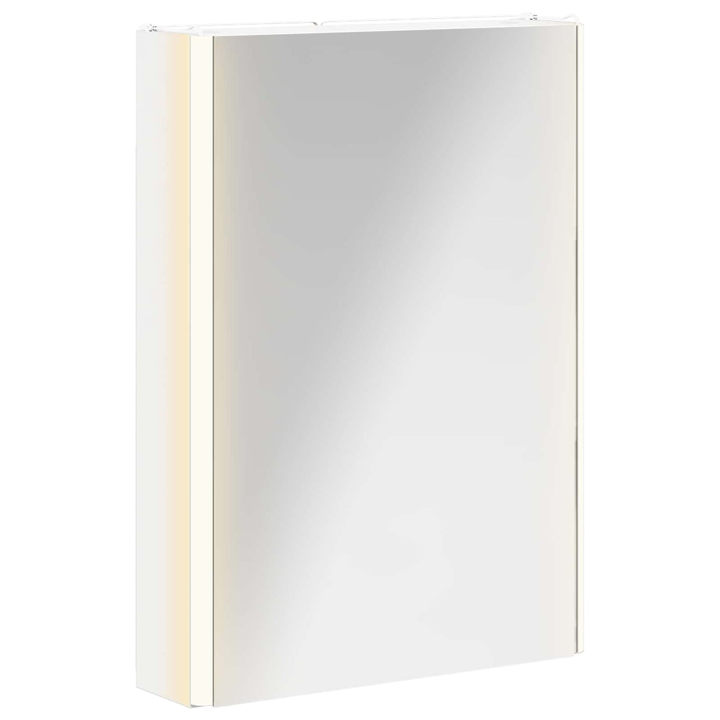 Badeværelsesspejlskab Hvid 43 x 11,5 x 60,5 cm Konstrueret træ