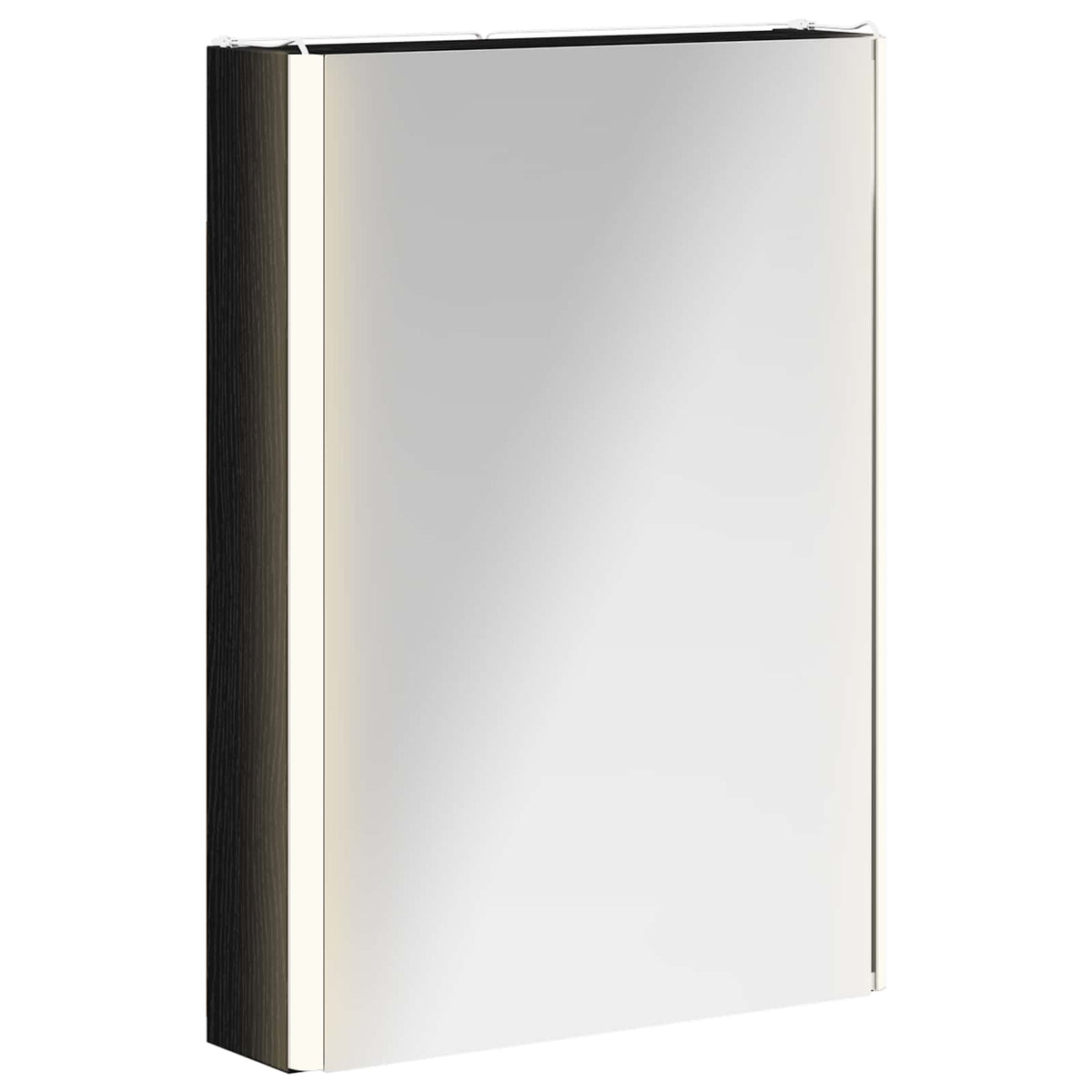 Badeværelsesspejlskab Sort eg 43 x 11,5 x 60,5 cm