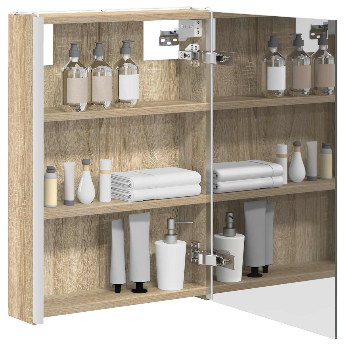 Badeværelsesspejlskab Sonoma eg 43 x 11,5 x 60,5 cm
