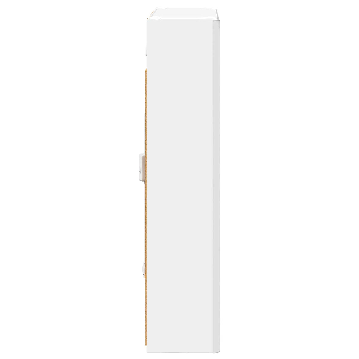 Badeværelsesspejlskab Hvid 53,5 x 15,5 x 70 cm Konstrueret træ