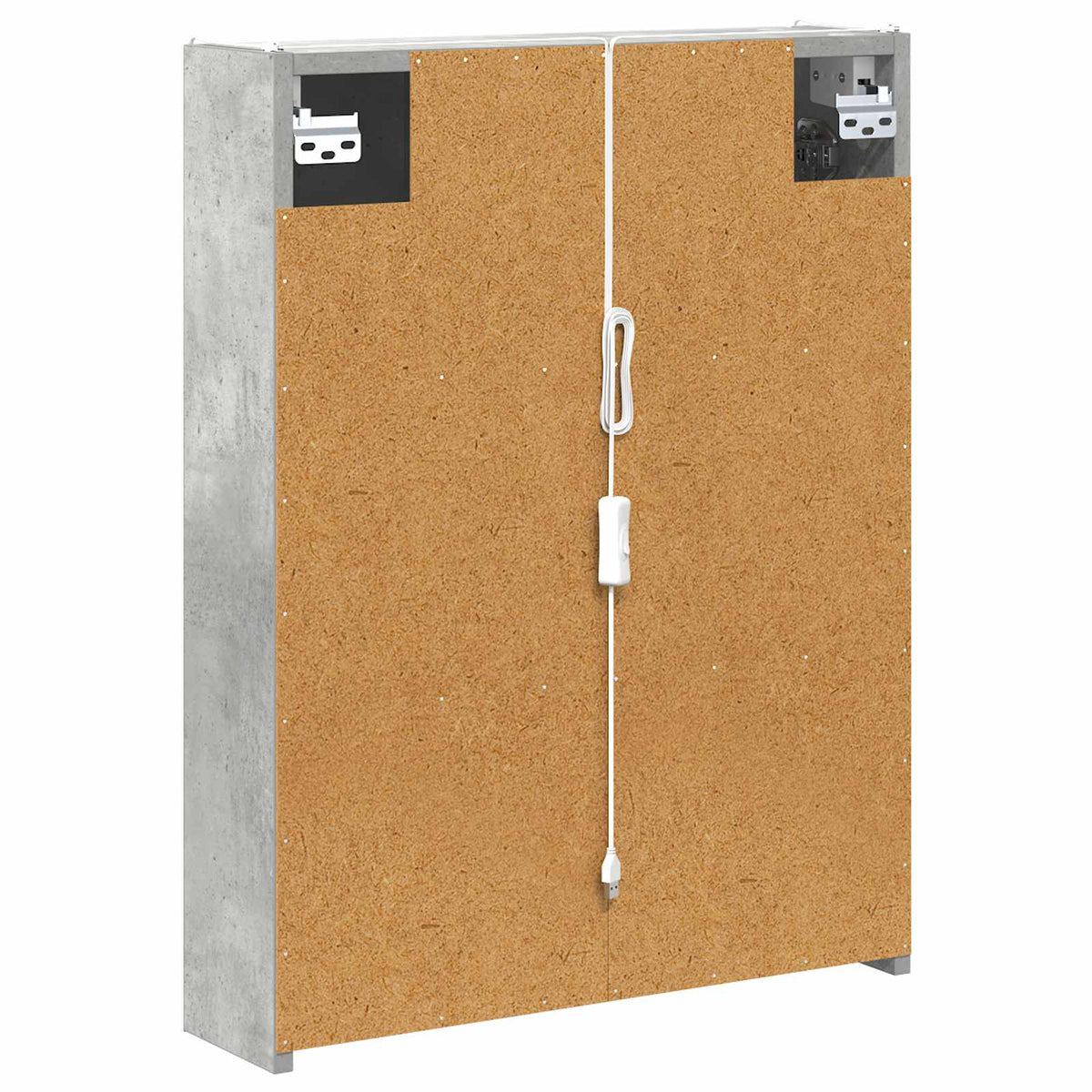 Badeværelsesspejlskab Beton Grå 53,5 x 15,5 x 70 cm
