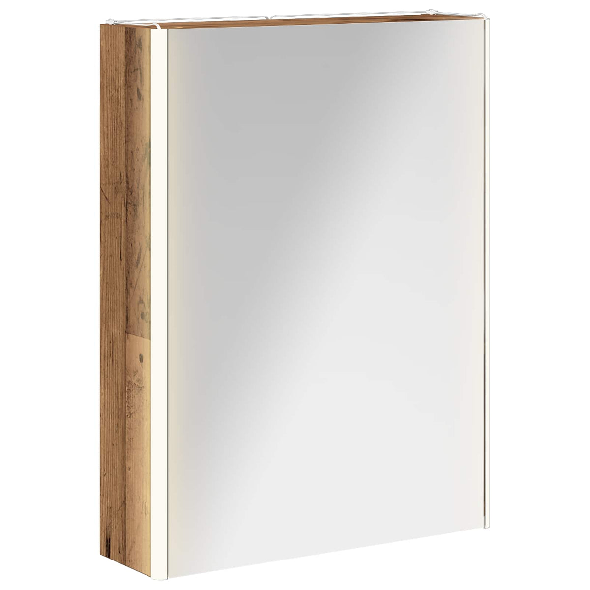 Badeværelsesspejlskab Gammelt træ 53,5 x 15,5 x 70 cm