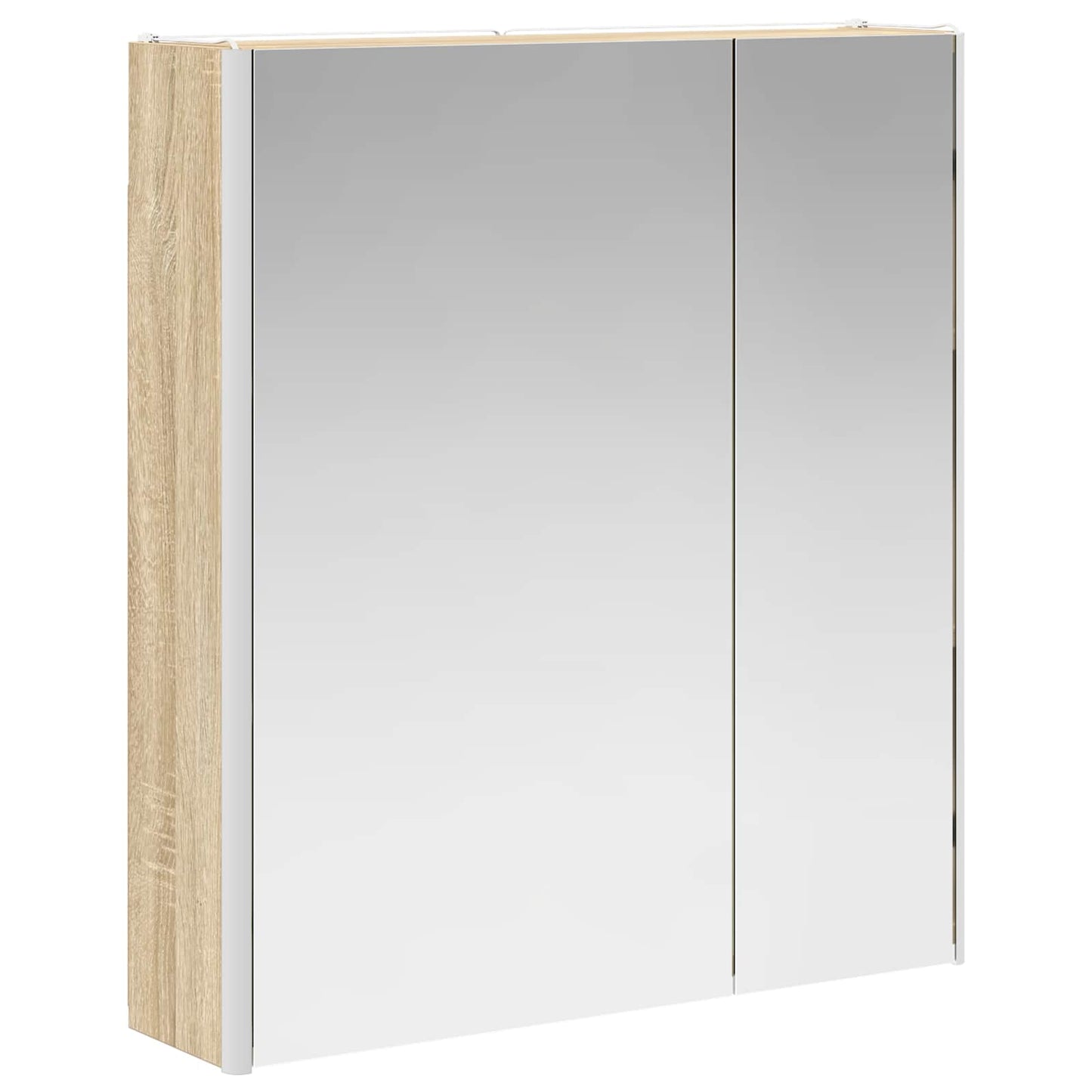 Badeværelsesspejlskab Sonoma eg 63,5 x 15,5 x 70 cm