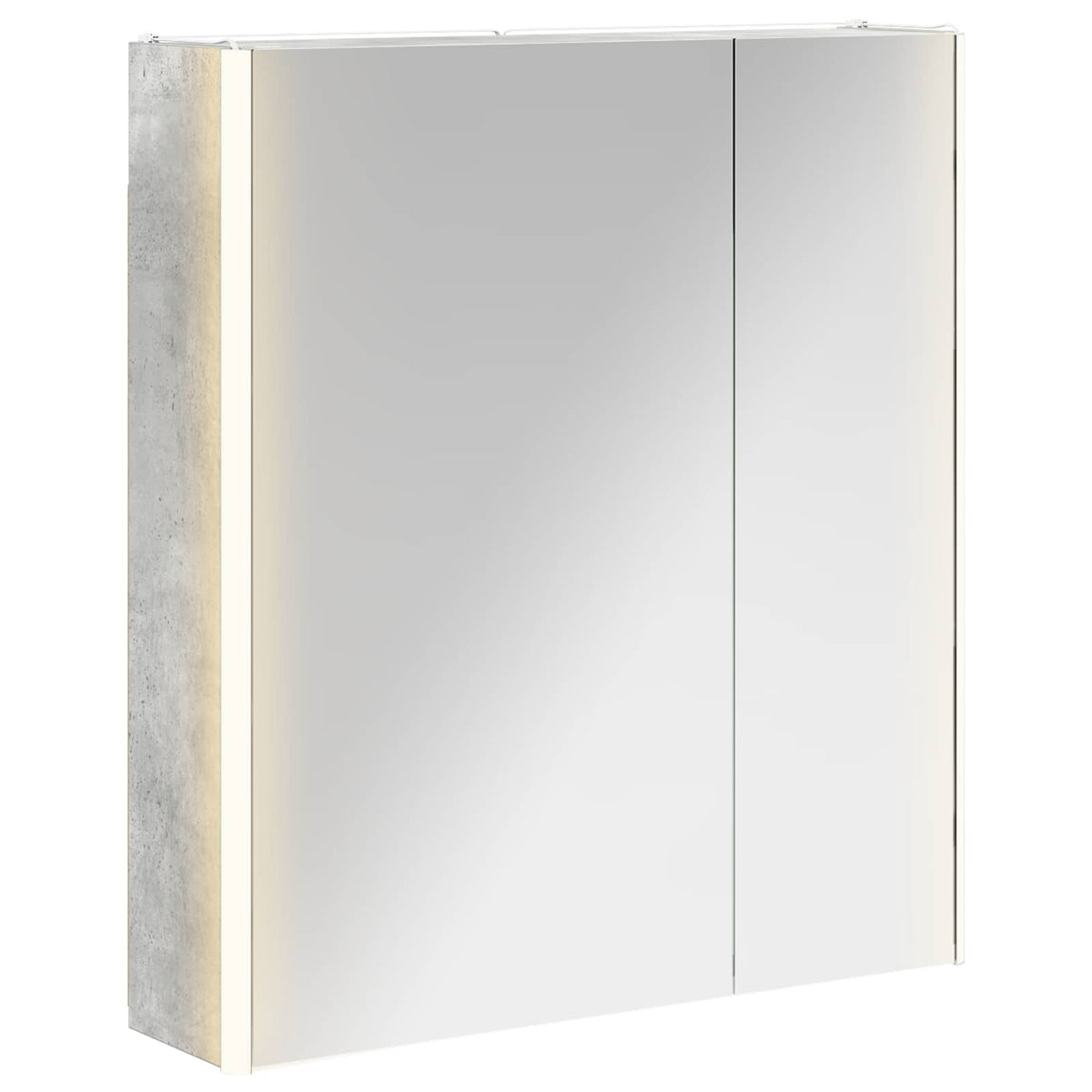 Badeværelsesspejlskab Beton Grå 63,5 x 15,5 x 70 cm