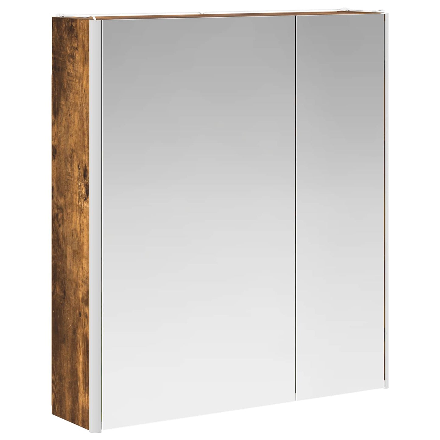 Badeværelsesspejlskab Røget eg 63,5 x 15,5 x 70 cm