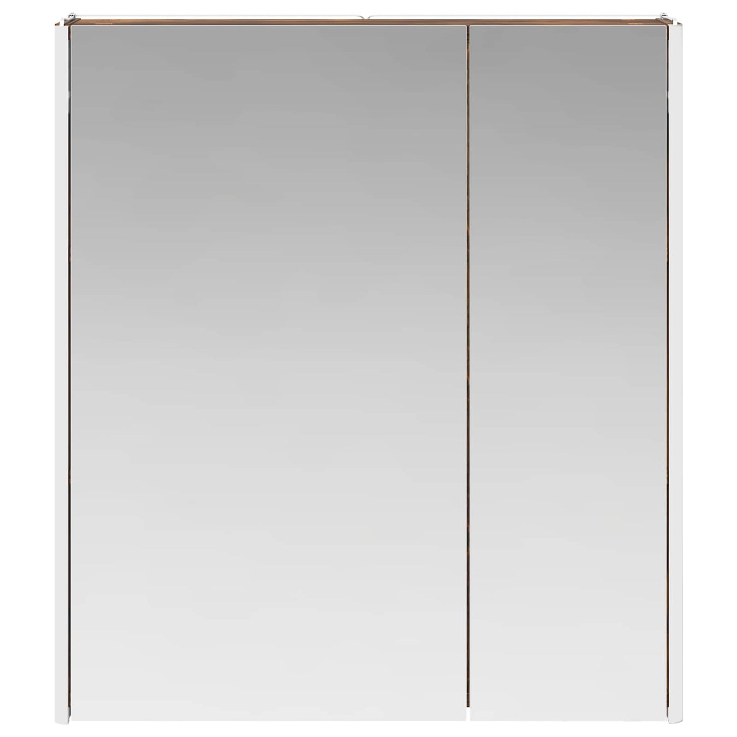 Badeværelsesspejlskab Røget eg 63,5 x 15,5 x 70 cm