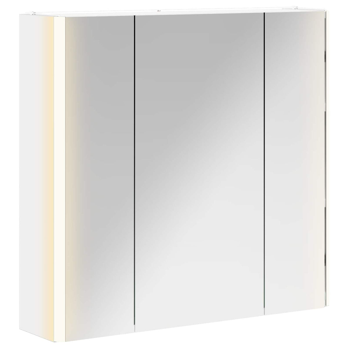 Badeværelsesspejlskab Hvid 63,5 x 15,5 x 60,5 cm