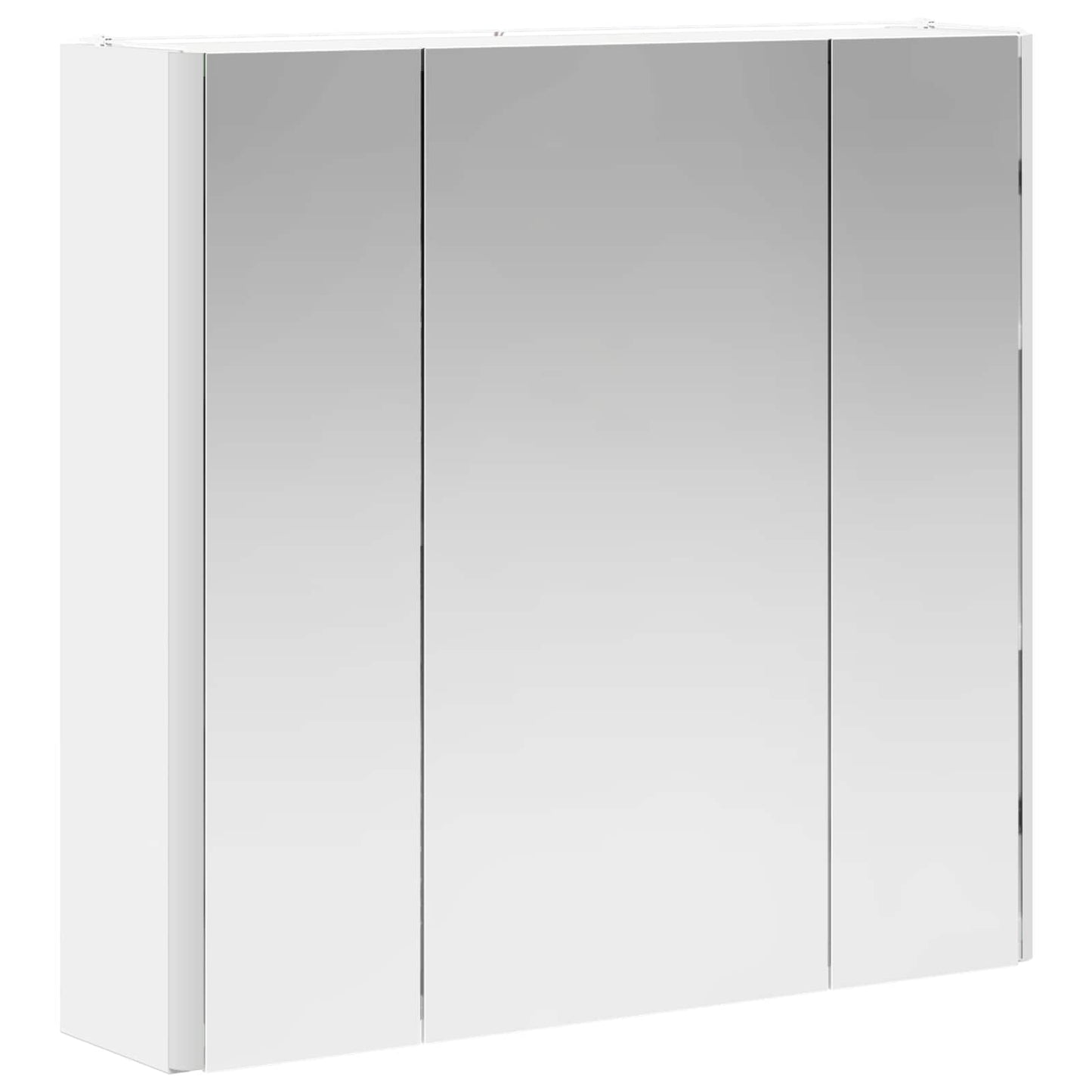 Badeværelsesspejlskab Hvid 63,5 x 15,5 x 60,5 cm