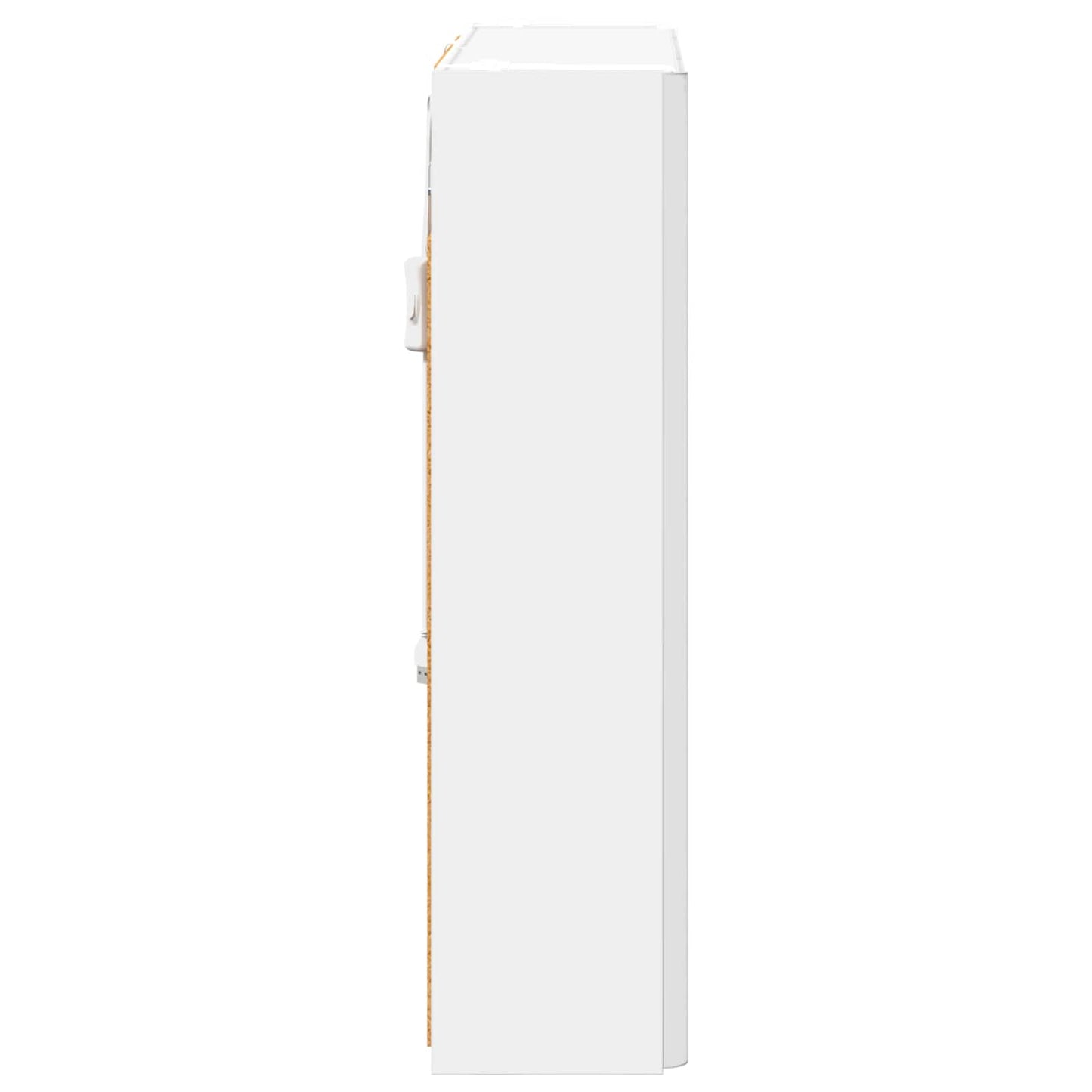 Badeværelsesspejlskab Hvid 63,5 x 15,5 x 60,5 cm
