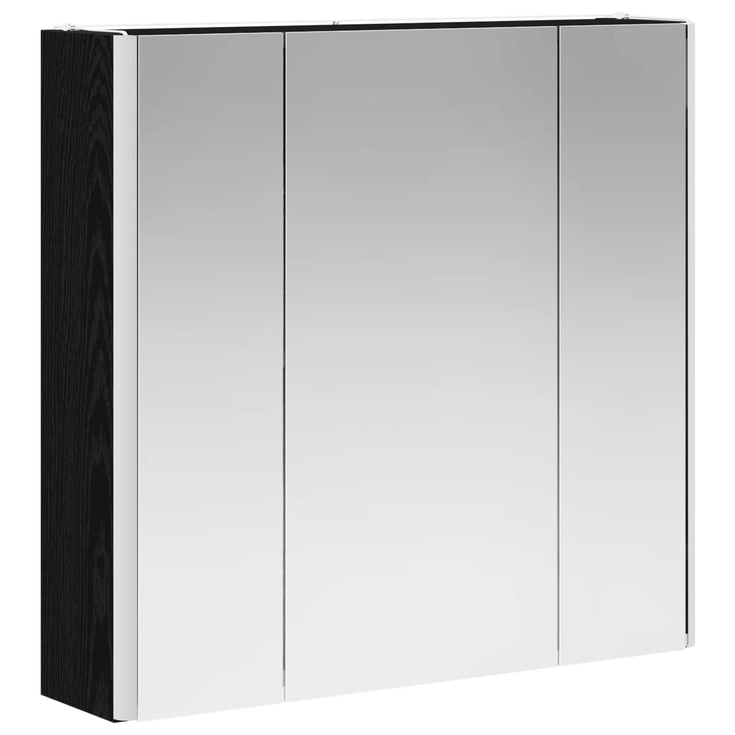 Badeværelsesspejlskab Sort eg 63,5 x 15,5 x 60,5 cm
