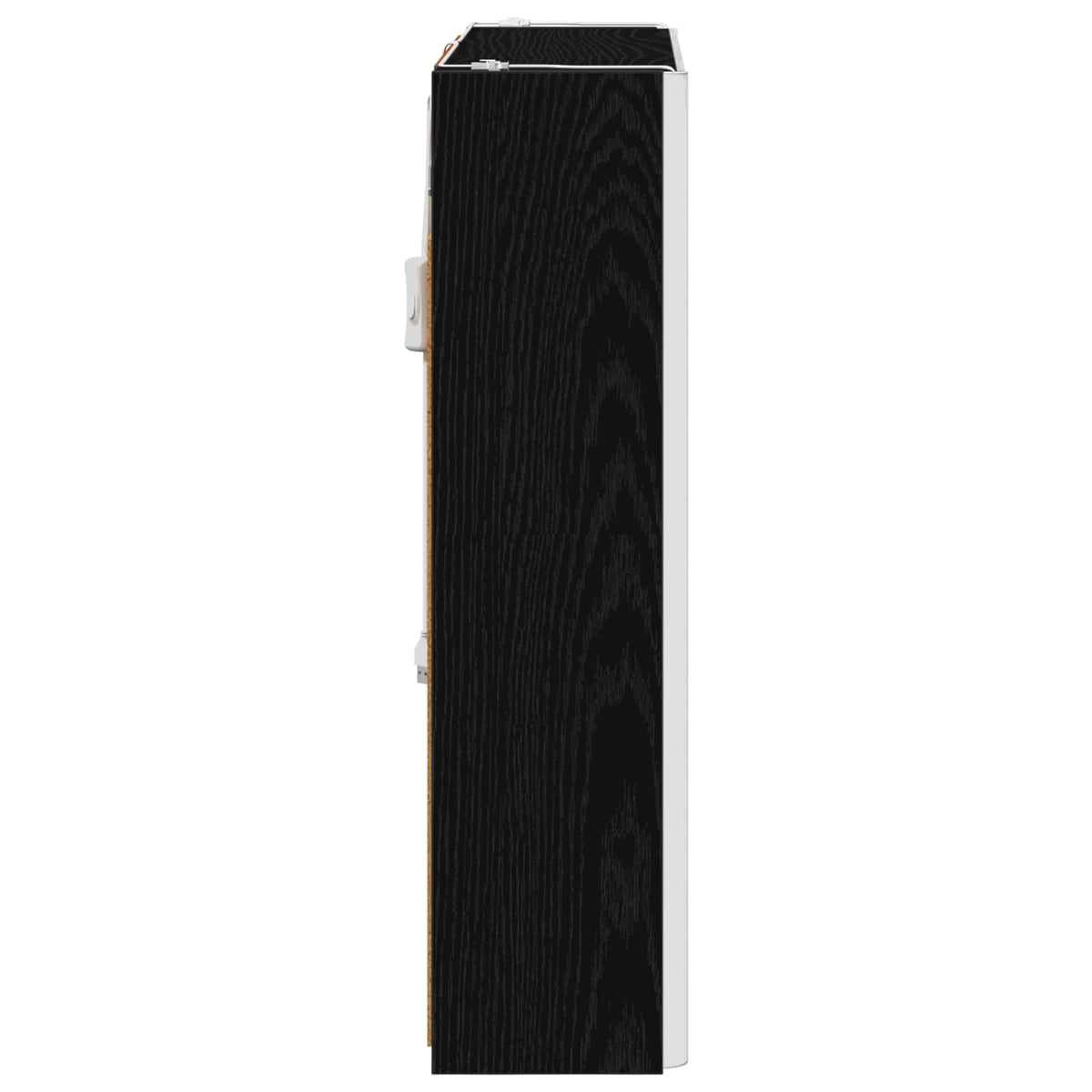 Badeværelsesspejlskab Sort eg 63,5 x 15,5 x 60,5 cm