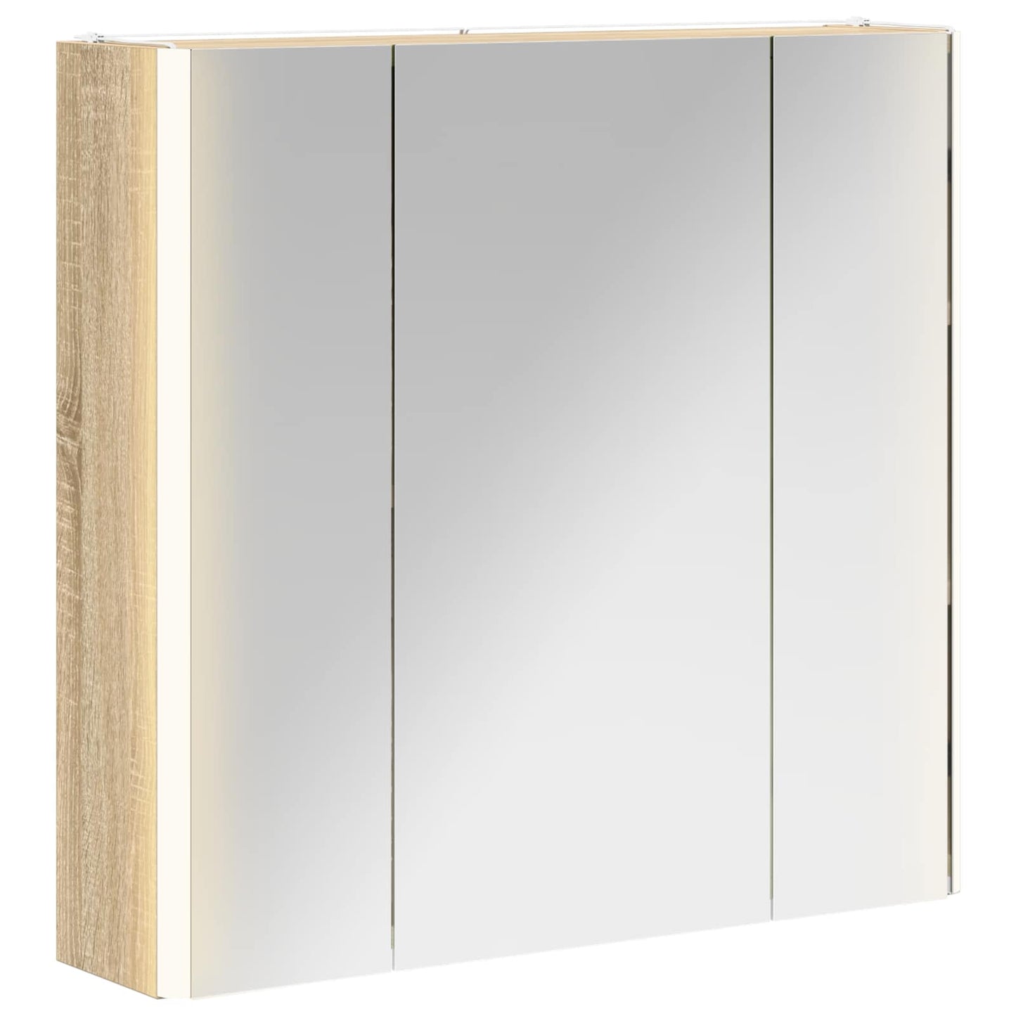 Badeværelsesspejlskab Sonoma eg 63,5 x 15,5 x 60,5 cm