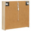 Badeværelsesspejlskab Sonoma eg 63,5 x 15,5 x 60,5 cm