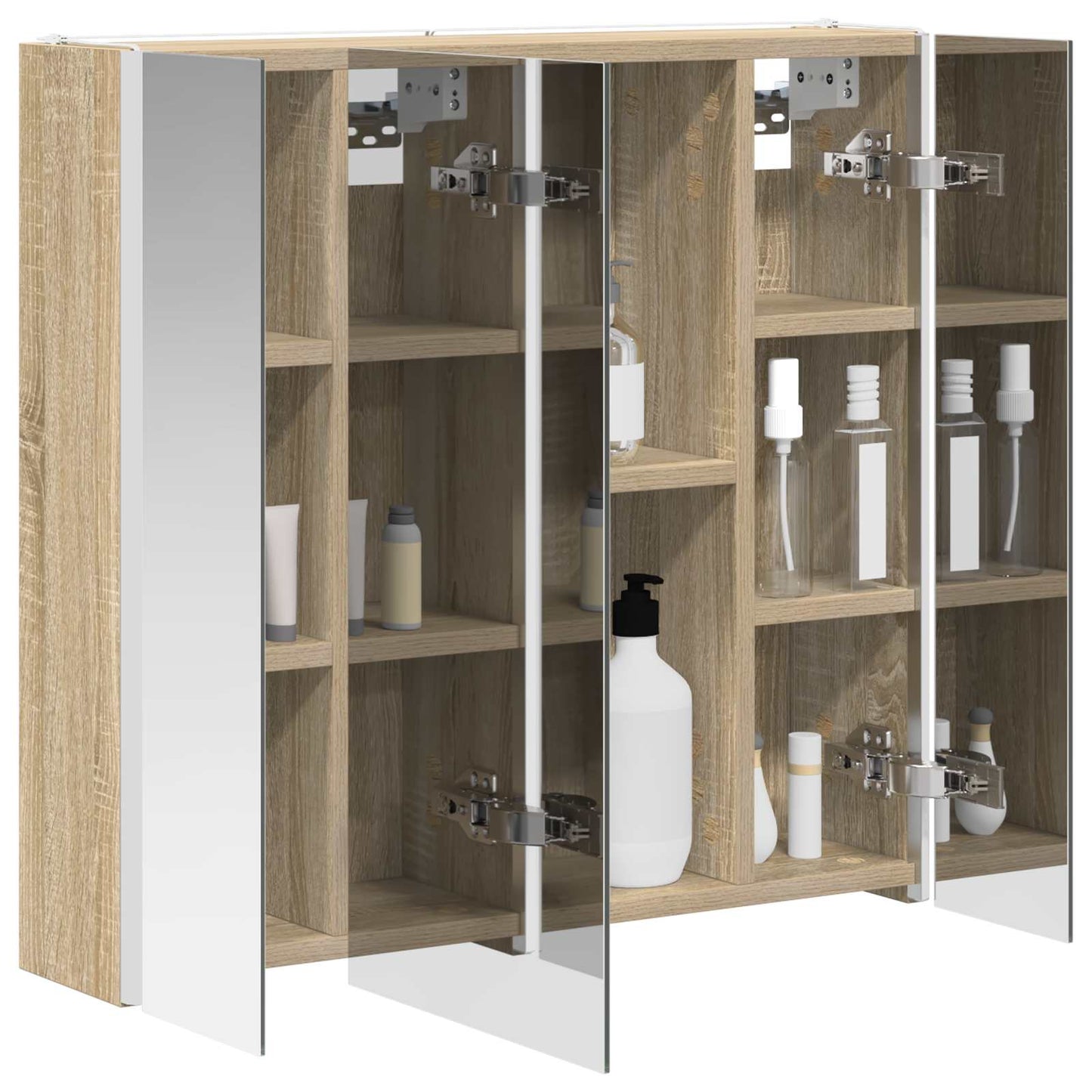 Badeværelsesspejlskab Sonoma eg 63,5 x 15,5 x 60,5 cm