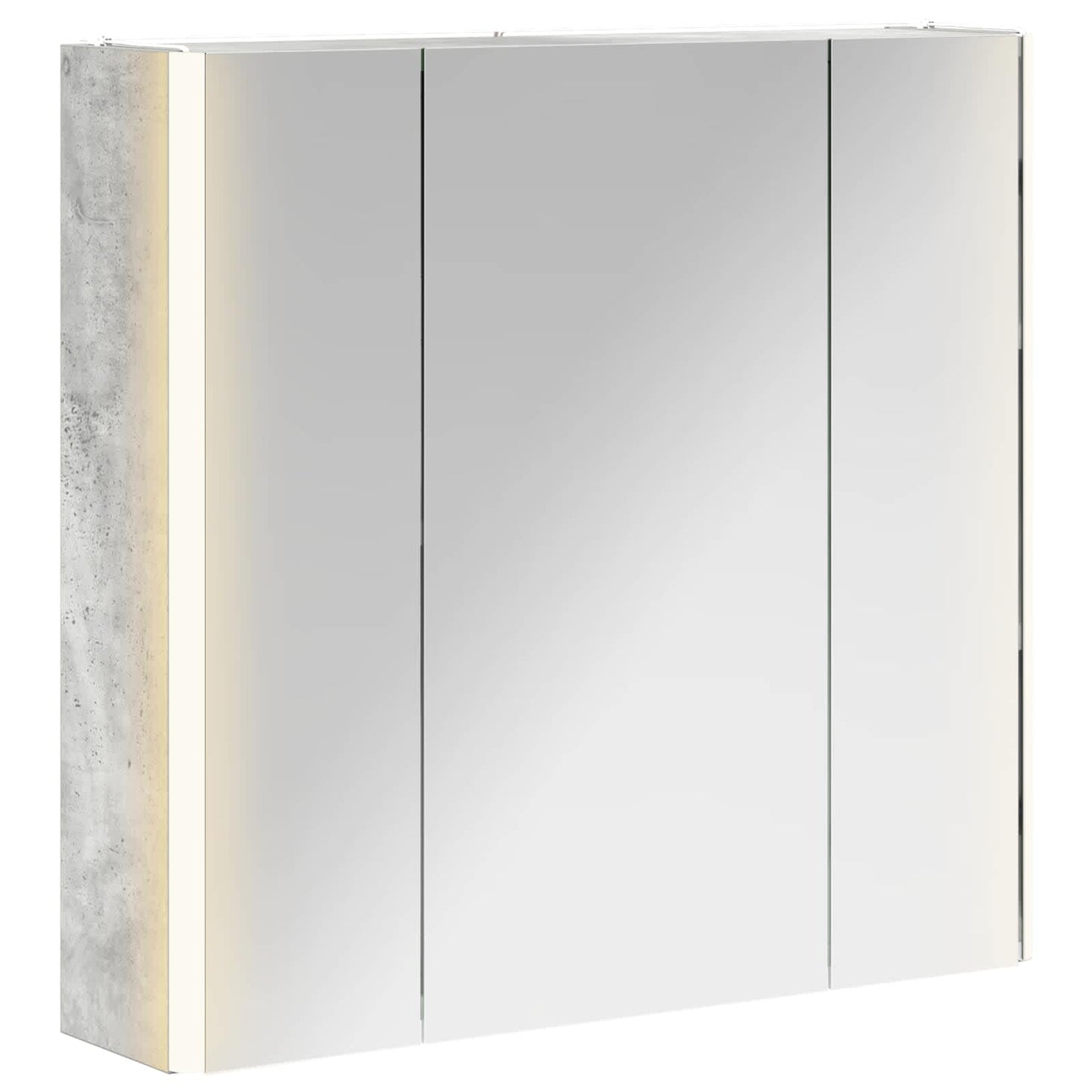 Badeværelsesspejlskab Beton Grå 63,5 x 15,5 x 60,5 cm