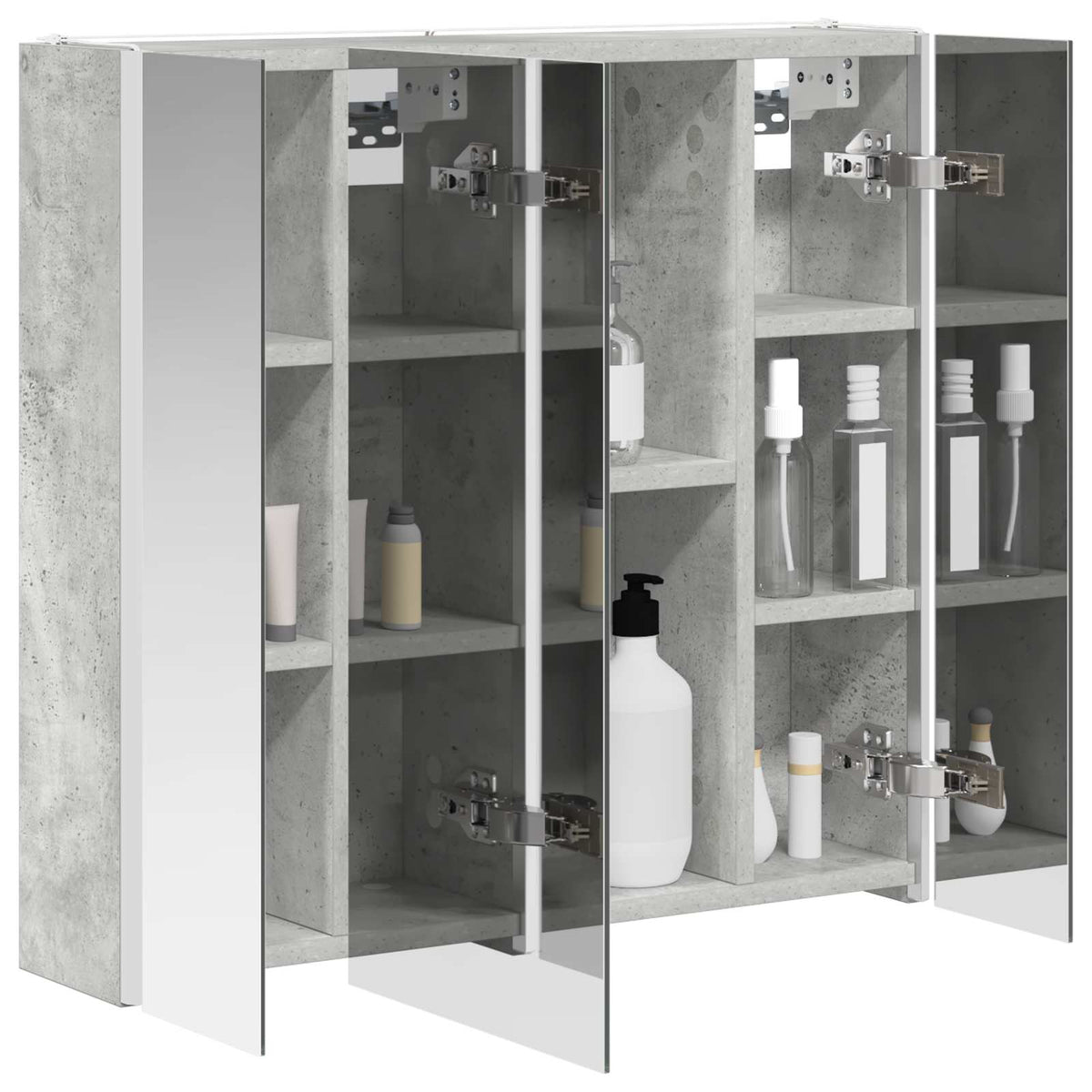 Badeværelsesspejlskab Beton Grå 63,5 x 15,5 x 60,5 cm