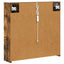 Badeværelsesspejlskab Røget eg 63,5 x 15,5 x 60,5 cm