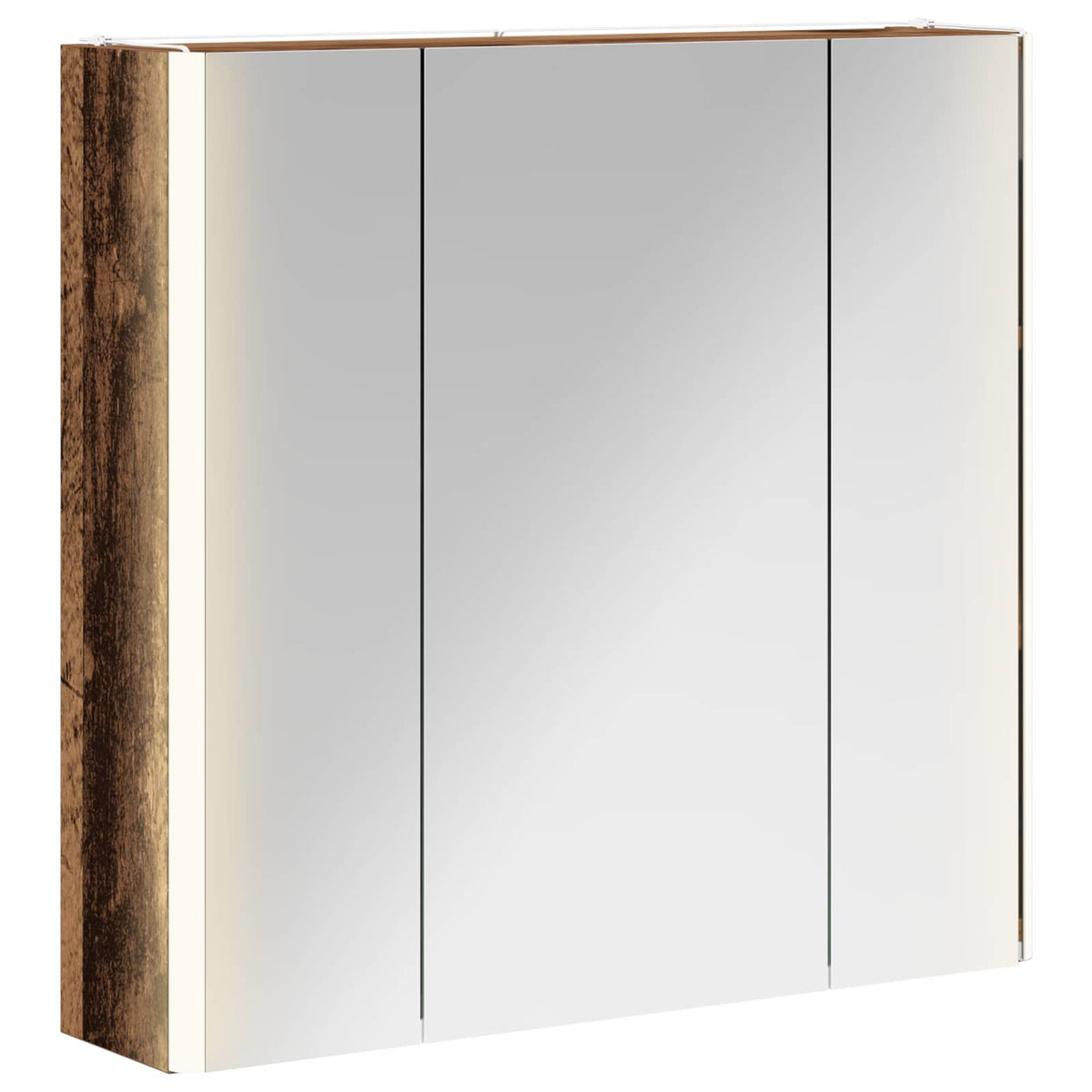 Badeværelsesspejlskab Gammelt træ 63,5 x 15,5 x 60,5 cm