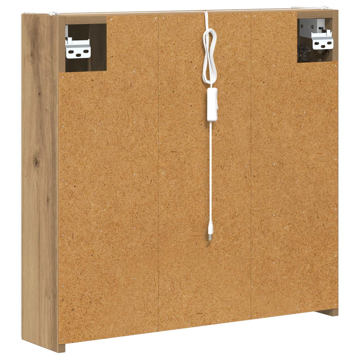 Badeværelsesspejlskab Artisan eg 63,5 x 15,5 x 60,5 cm