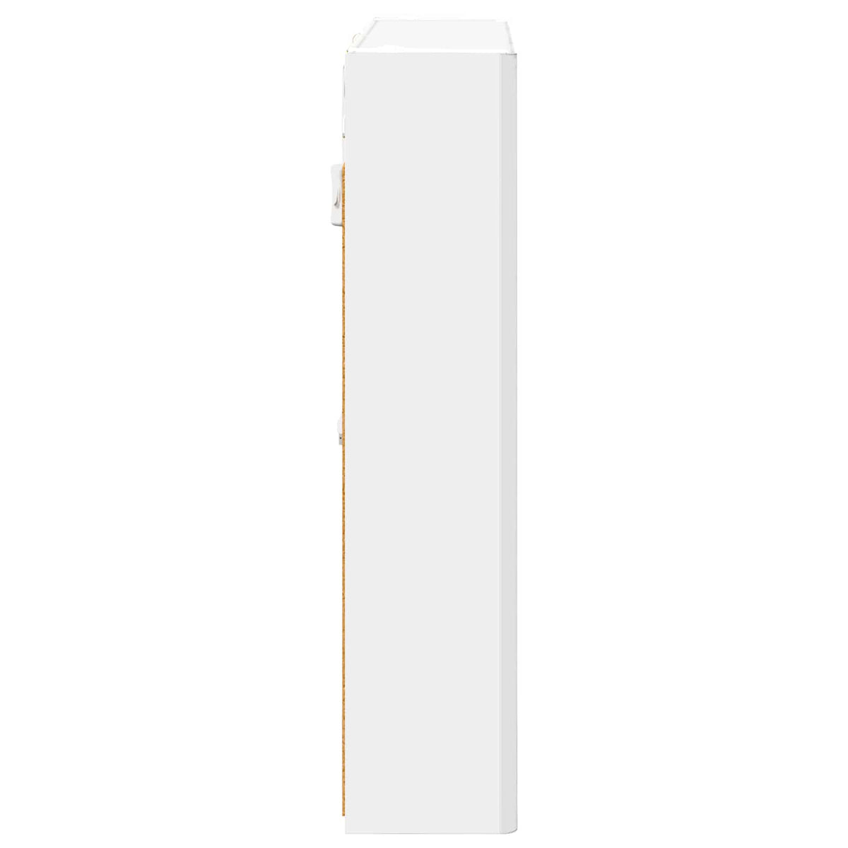 Badeværelsesspejlskab Hvid 73.5 x 15.5 x 70 cm Konstrueret træ