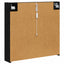 Badeværelsesspejlskab Sort eg 73.5 x 15.5 x 70 cm