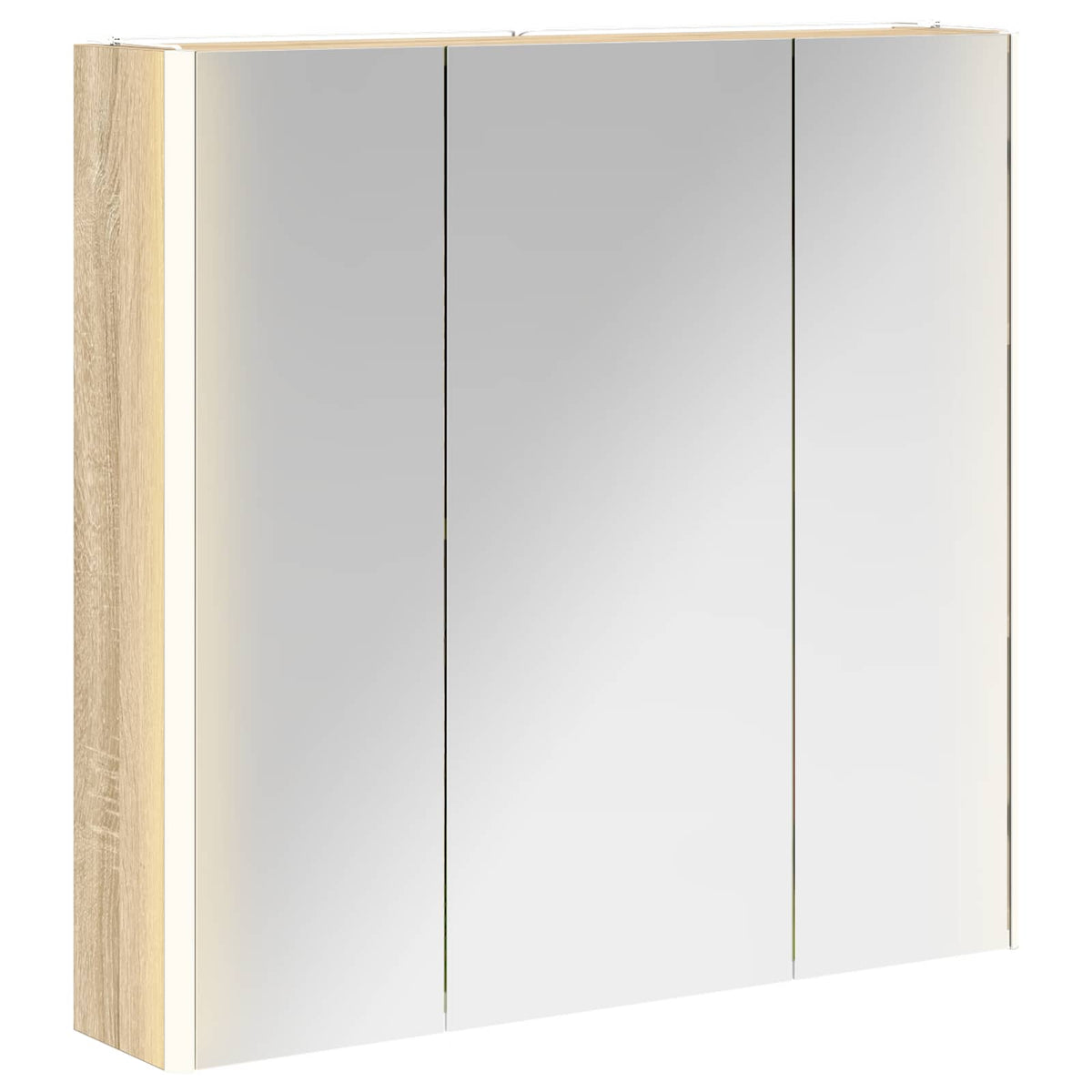 Badeværelsesspejlskab Sonoma eg 73.5 x 15.5 x 70 cm