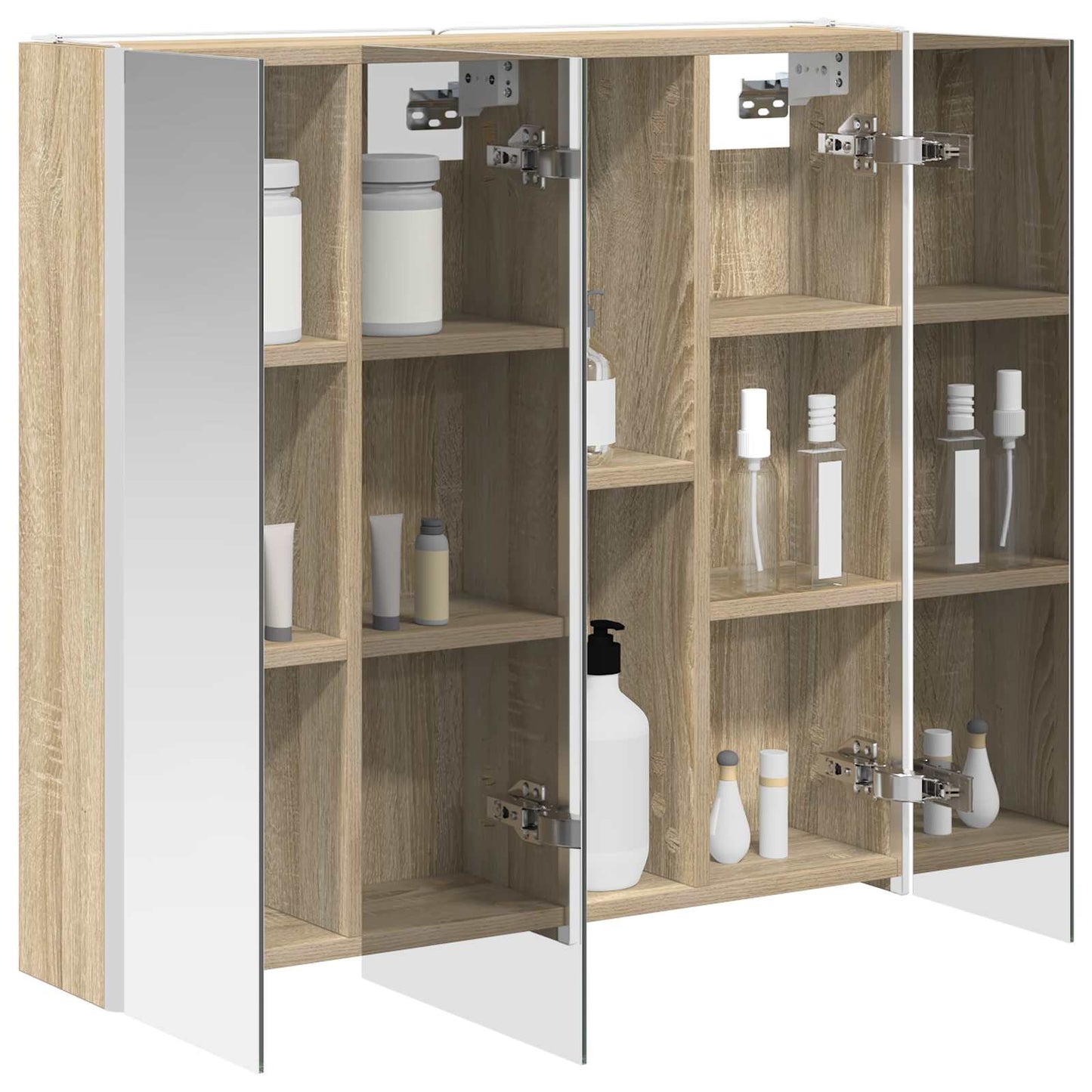 Badeværelsesspejlskab Sonoma eg 73.5 x 15.5 x 70 cm