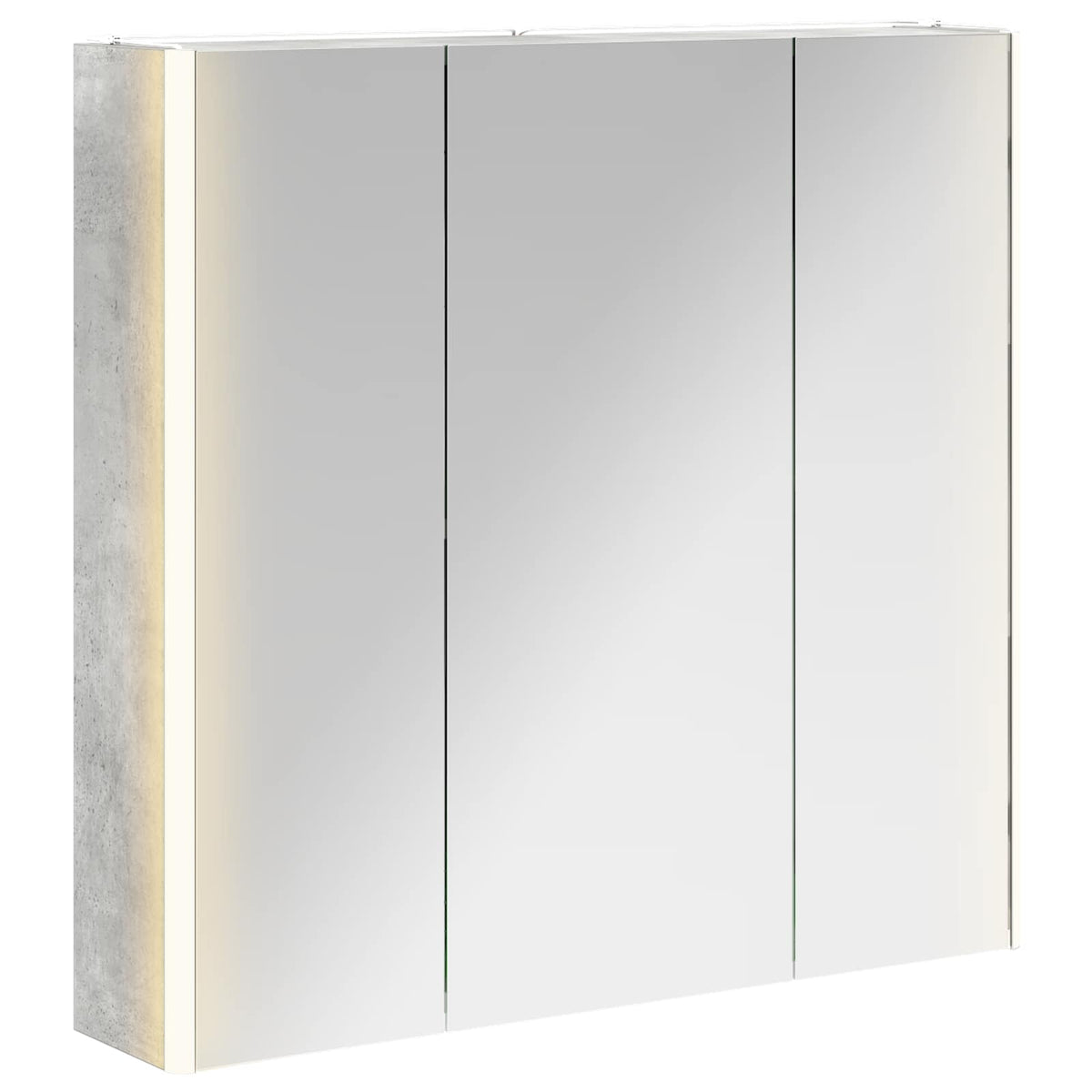 Badeværelsesspejlskab Beton Grå 73.5 x 15.5 x 70 cm