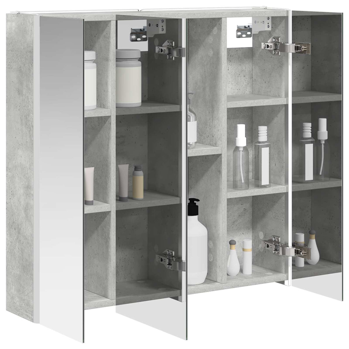 Badeværelsesspejlskab Beton Grå 73.5 x 15.5 x 70 cm
