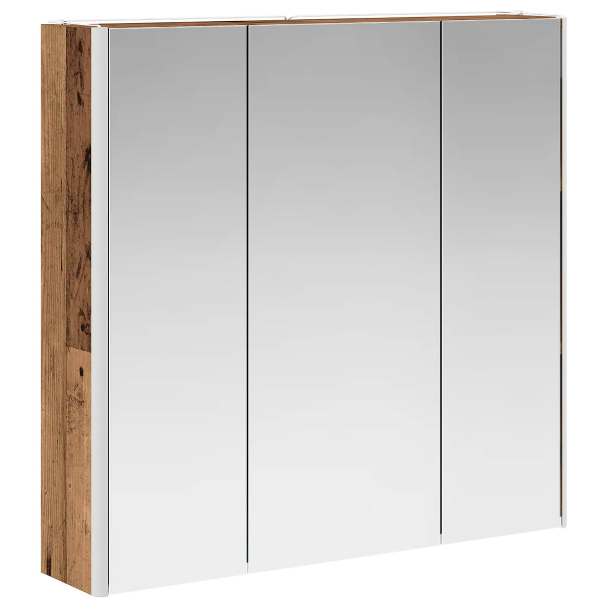Badeværelsesspejlskab Gammelt træ 73.5 x 15.5 x 70 cm