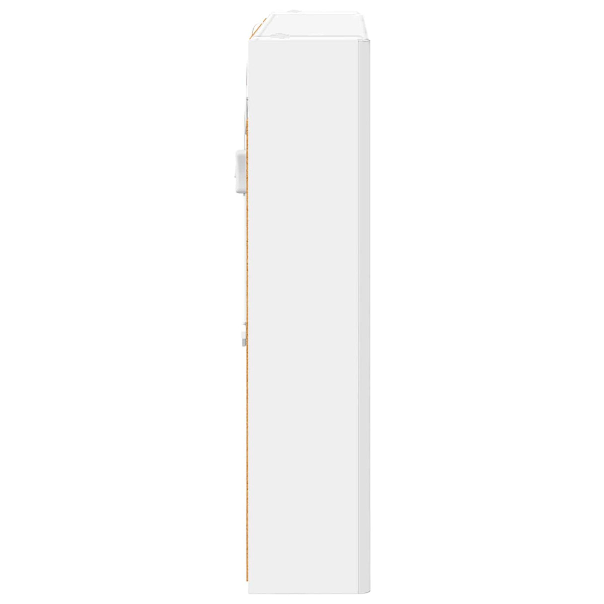 Badeværelsesspejlskab Hvid 83,5 x 15,5 x 70 cm Konstrueret træ