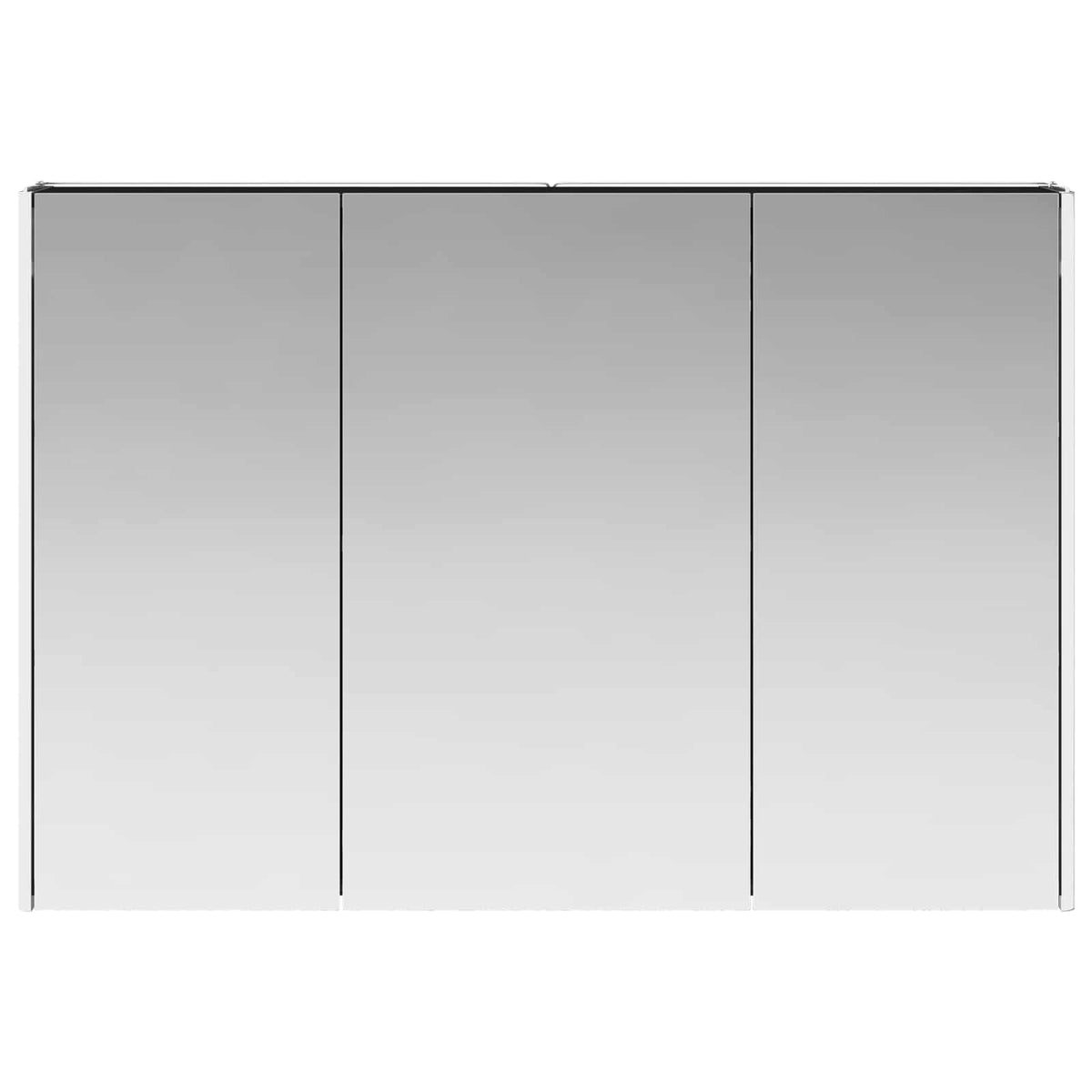 Badeværelsesspejlskab Sort eg 103,5 x 15,5 x 70 cm