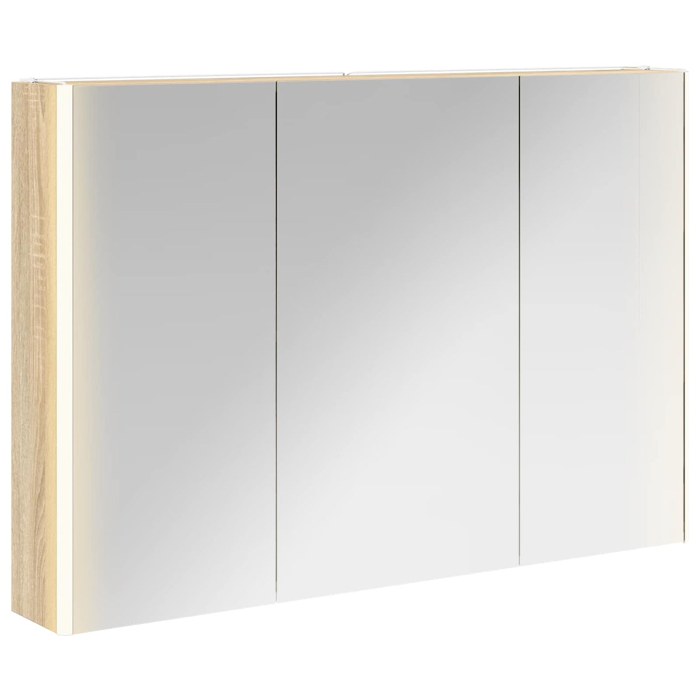Badeværelsesspejlskab Sonoma eg 103,5 x 15,5 x 70 cm