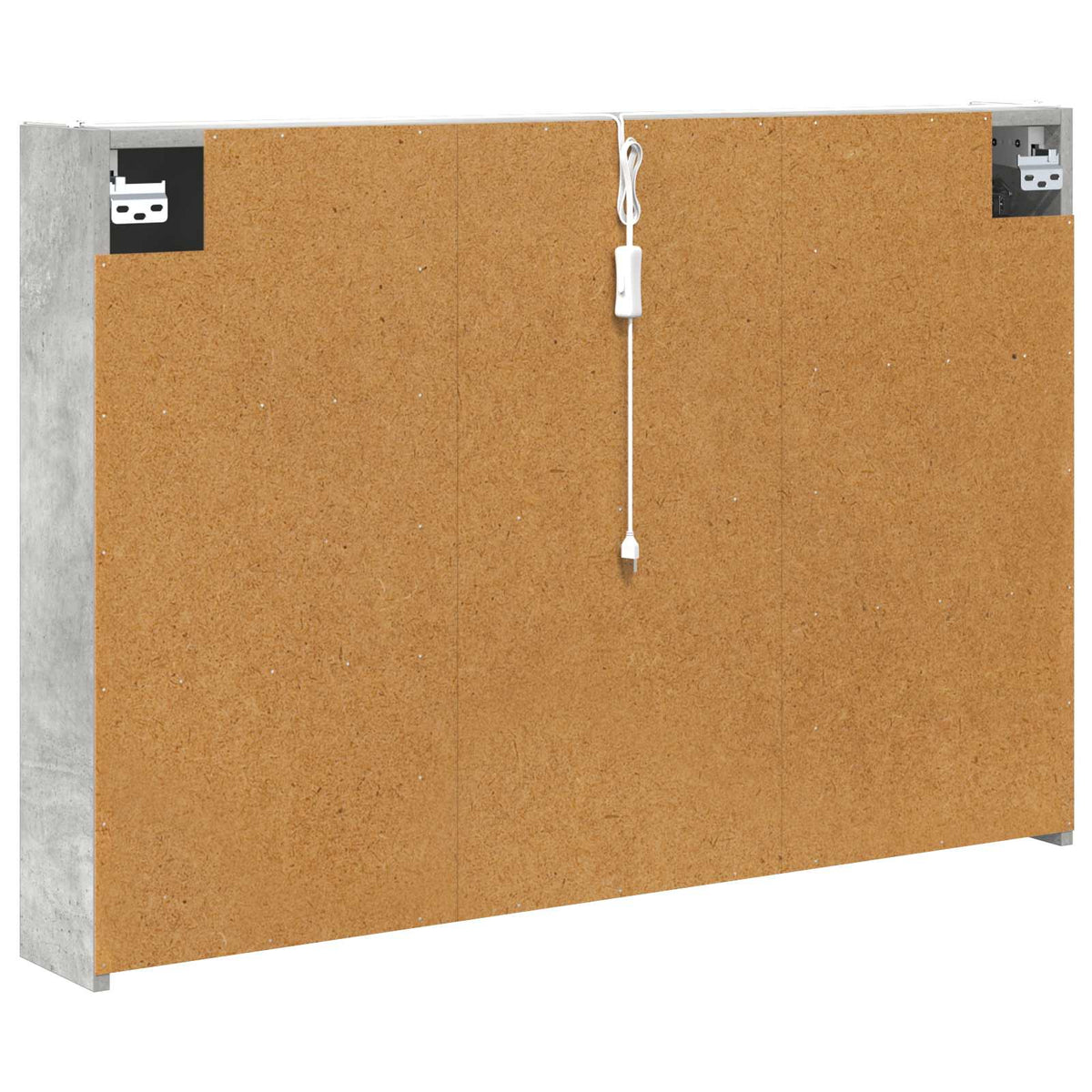 Badeværelsesspejlskab Beton Grå 103,5 x 15,5 x 70 cm