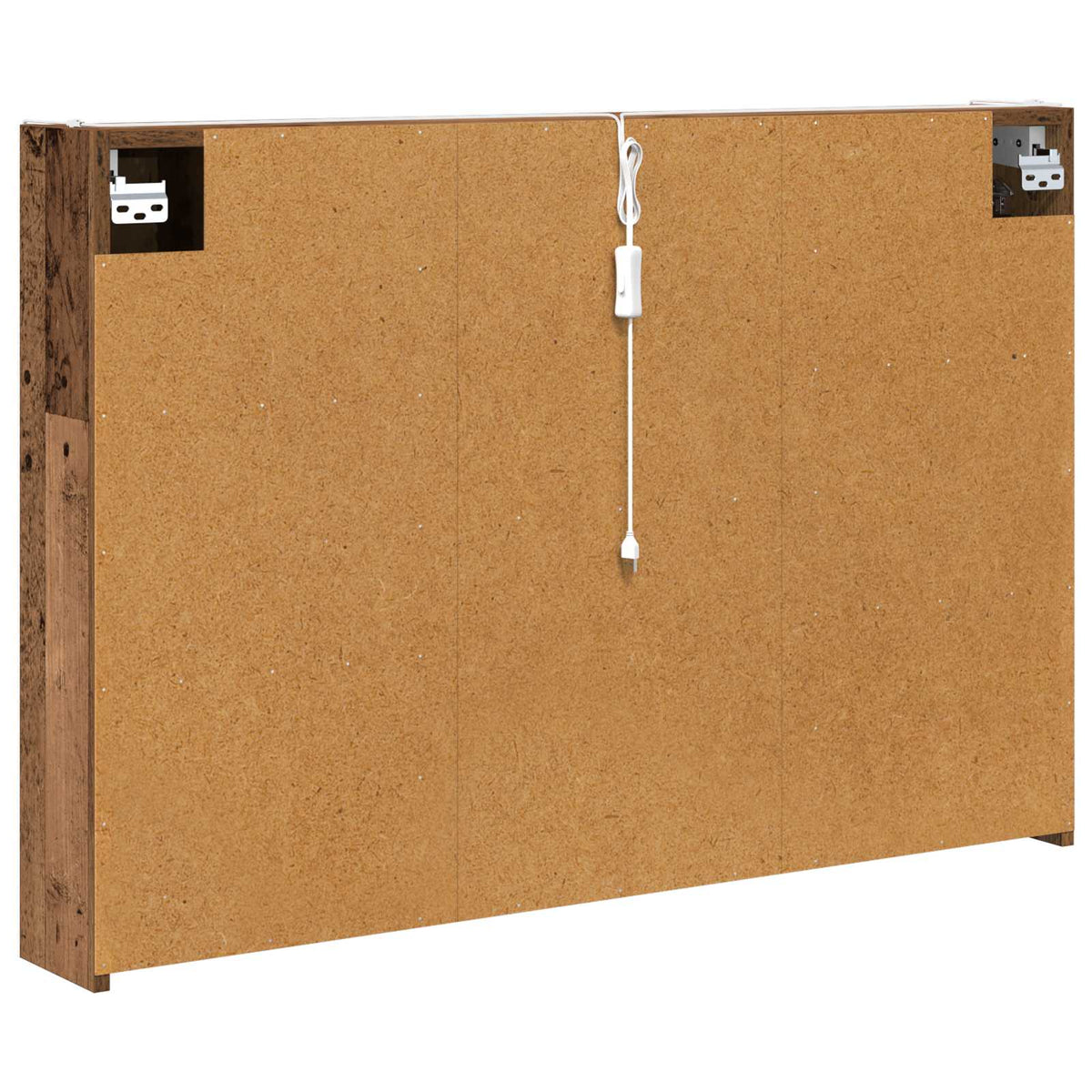 Badeværelsesspejlskab Gammelt træ 103,5 x 15,5 x 70 cm
