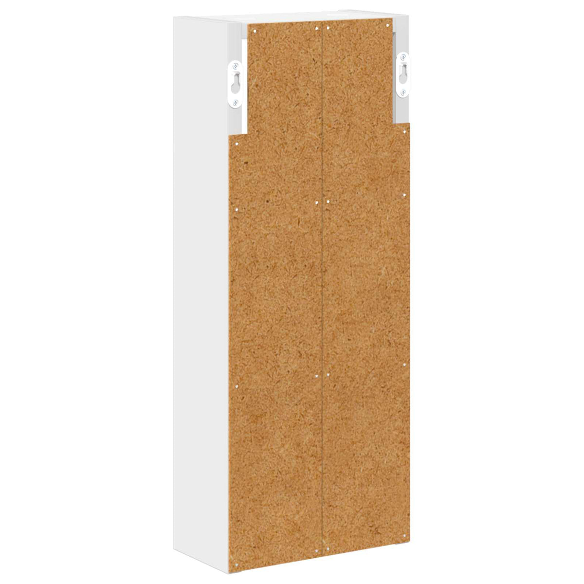 Badeværelsesvægskab Hvid 20 x 10 x 50 cm Konstrueret træ