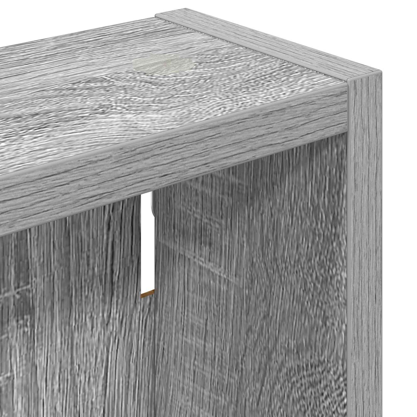 Badeværelsesvægskab Grå Sonoma 20 x 10 x 50 cm Konstrueret træ
