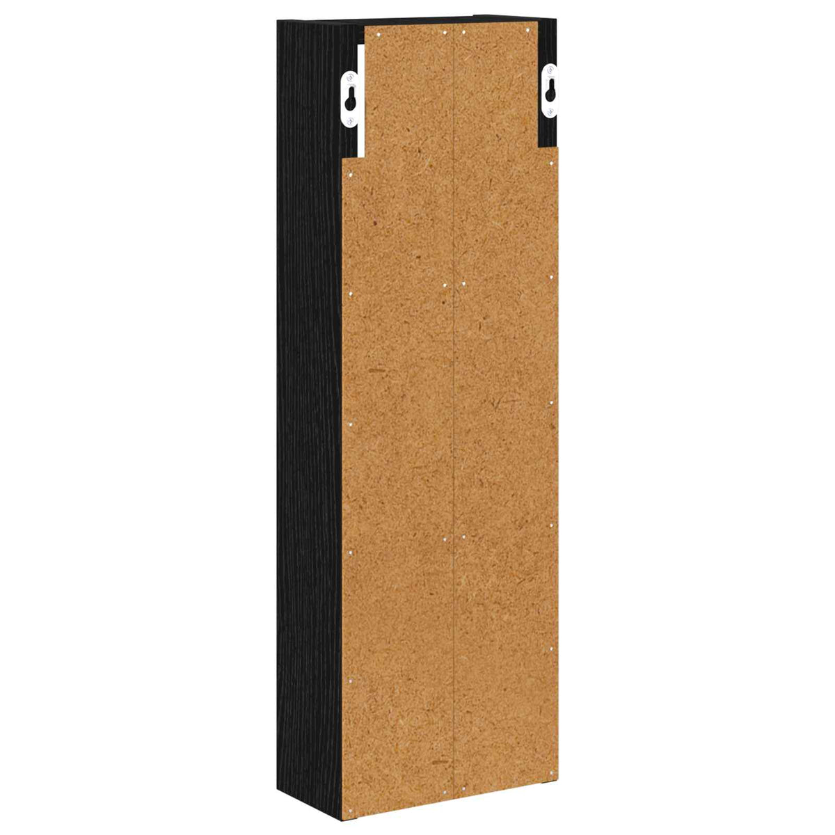 Badeværelsesvægskab Sort Eg 20 x 10 x 60,5 cm Konstrueret træ