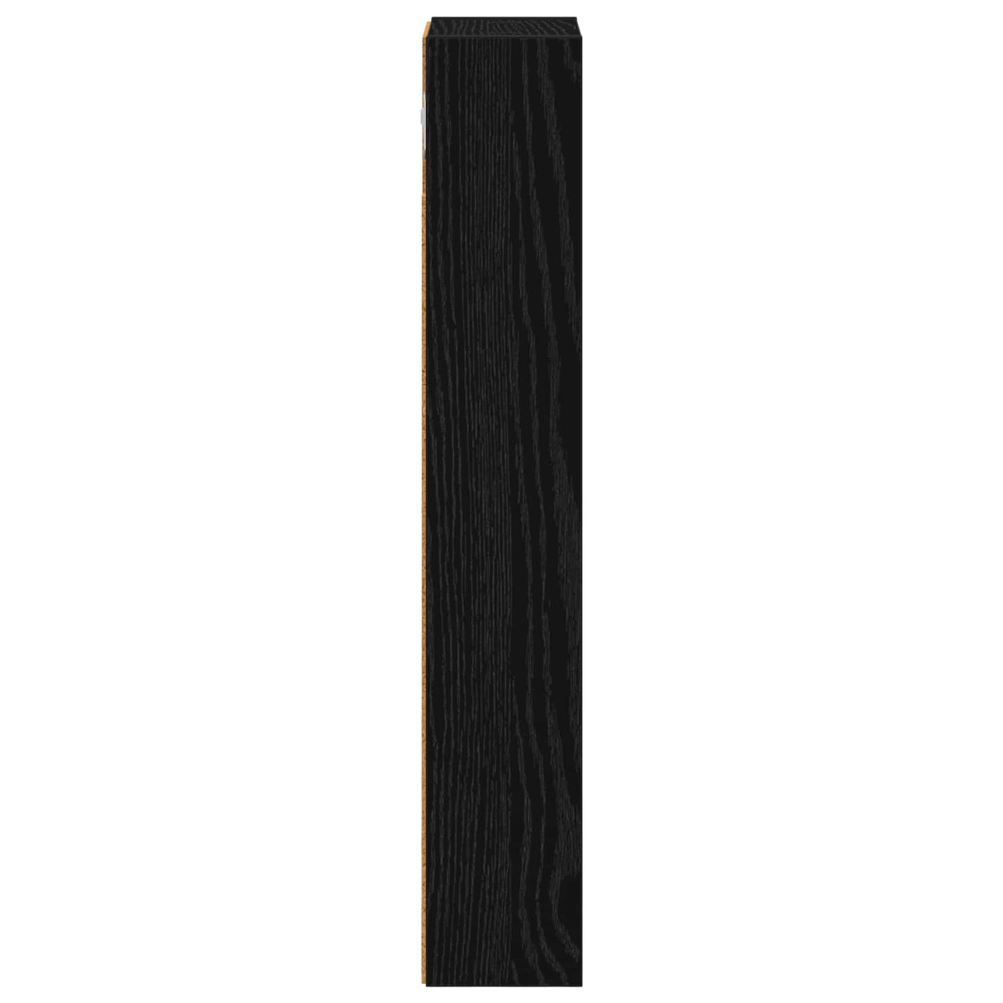 Badeværelsesvægskab Sort Eg 20 x 10 x 60,5 cm Konstrueret træ