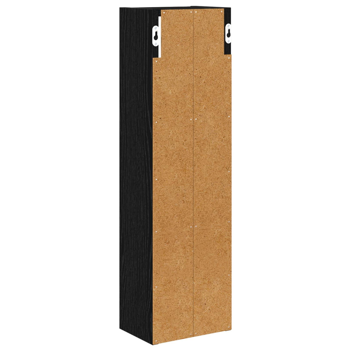 Badeværelsesvægskab Sort Eg 20 x 14 x 70 cm Konstrueret træ