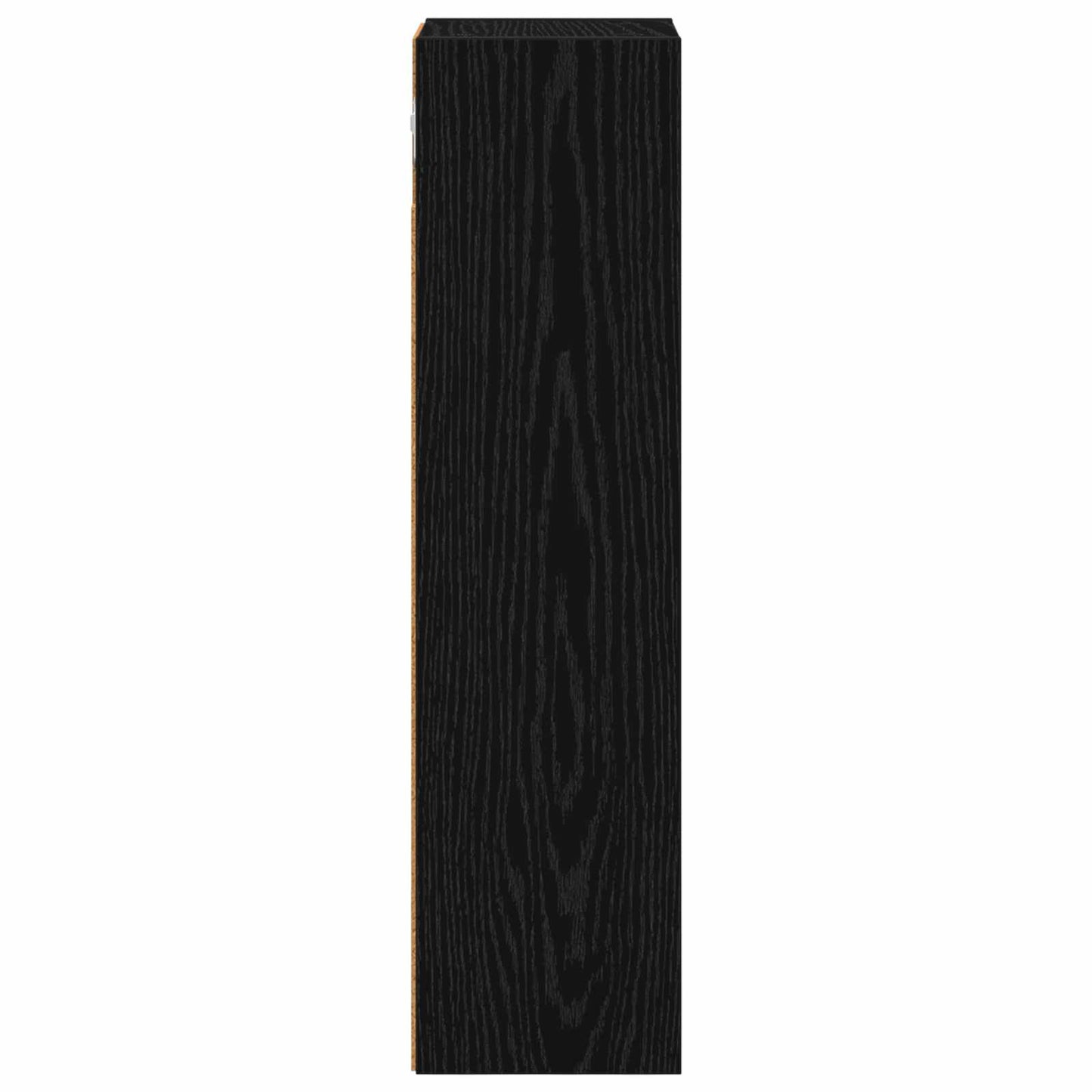 Badeværelsesvægskab Sort Eg 20 x 16 x 62,5 cm Konstrueret træ
