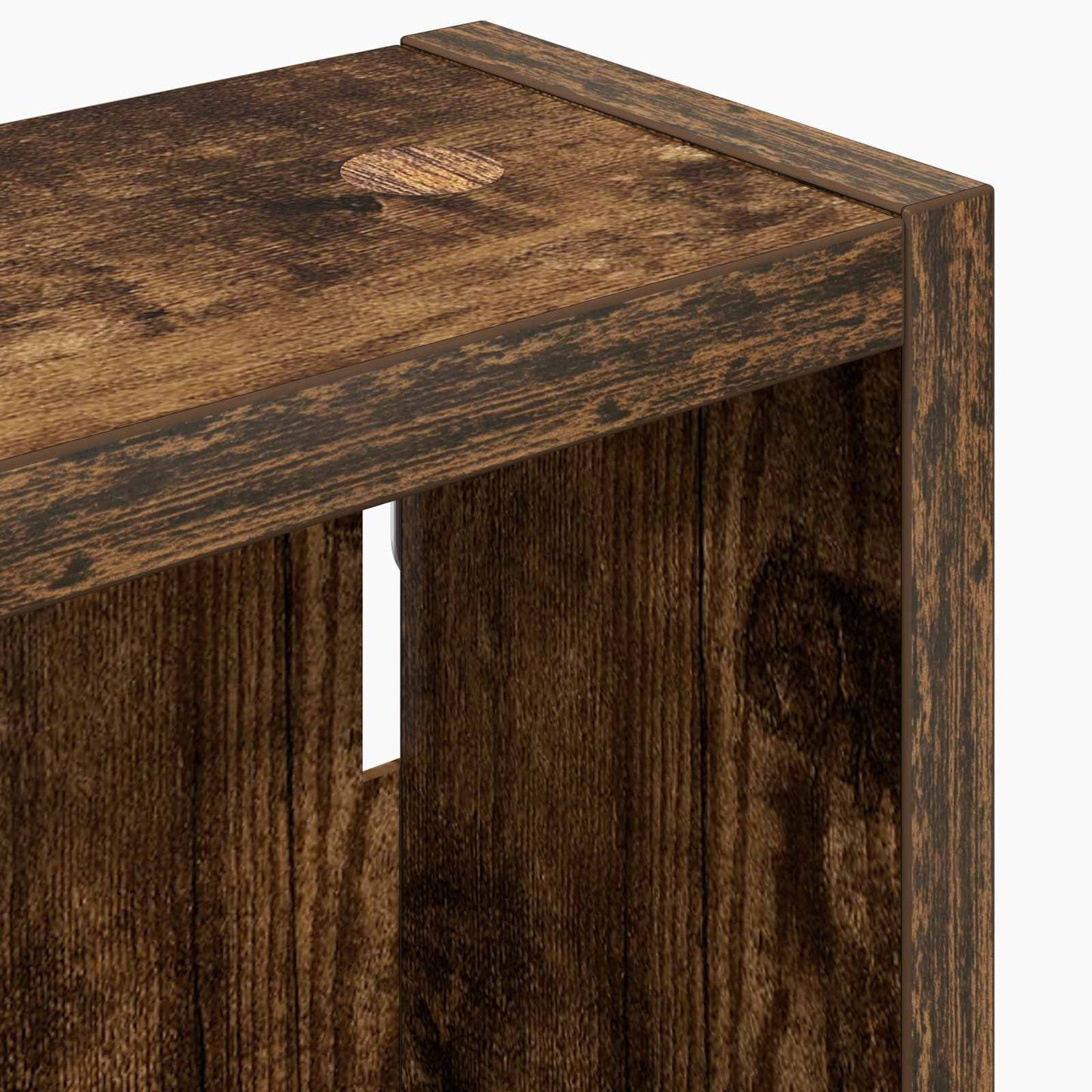 Badeværelsesvægskab Røget Eg 30 x 10 x 50 cm Konstrueret træ