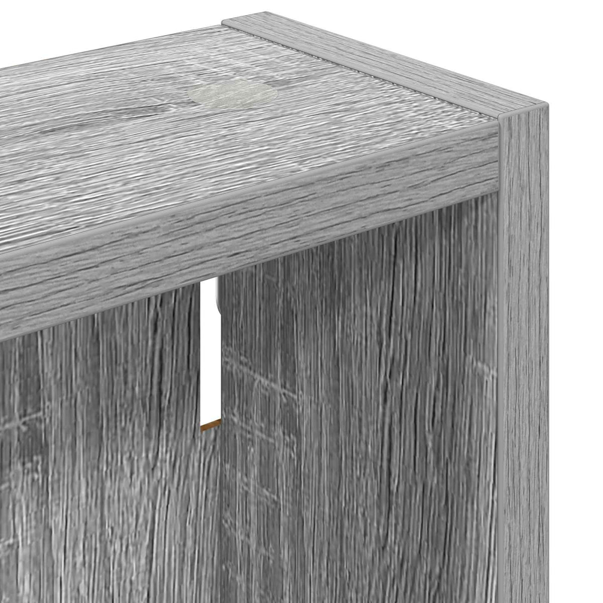 Badeværelsesvægskab Grå Sonoma 30 x 10 x 50 cm Konstrueret træ