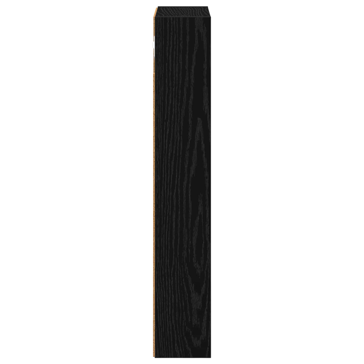 Badeværelsesvægskab Sort Eg 30 x 10 x 60,5 cm Konstrueret træ