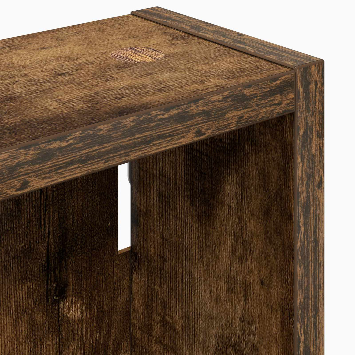 Badeværelsesvægskab Røget Eg 30 x 10 x 60,5 cm Konstrueret træ