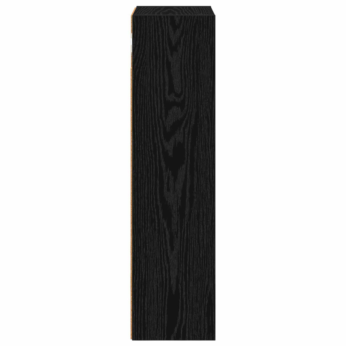 Badeværelsesvægskab Sort Eg 30 x 16 x 62,5 cm Konstrueret træ