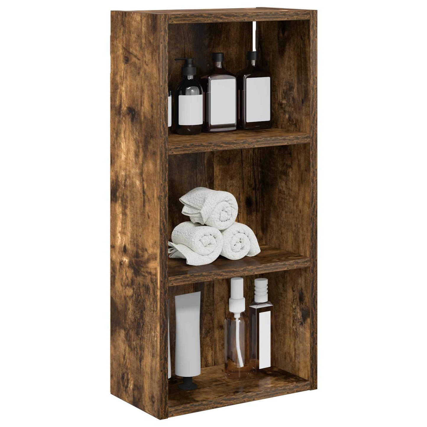 Badeværelsesvægskab Røget Eg 30 x 16 x 62,5 cm Konstrueret træ