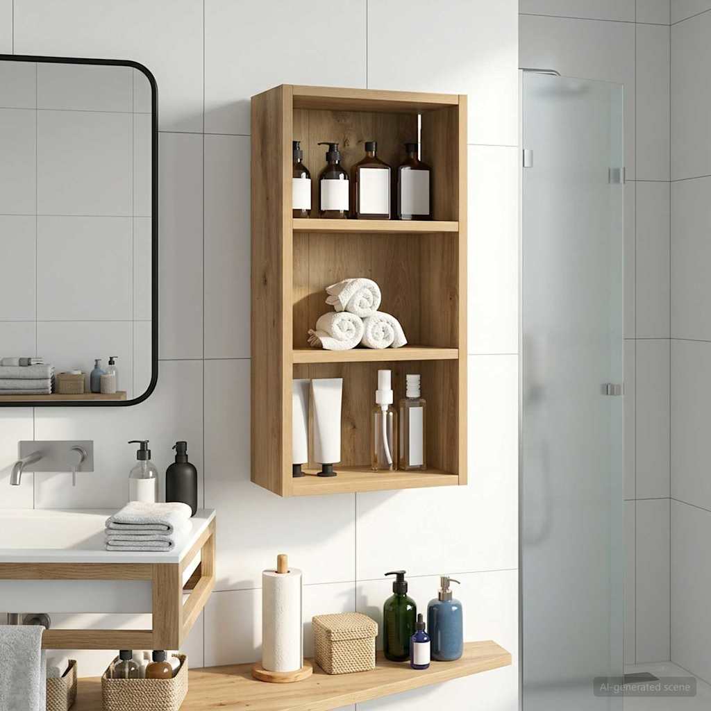 Badeværelsesvægskab Artisan eg 30 x 16 x 62,5 cm