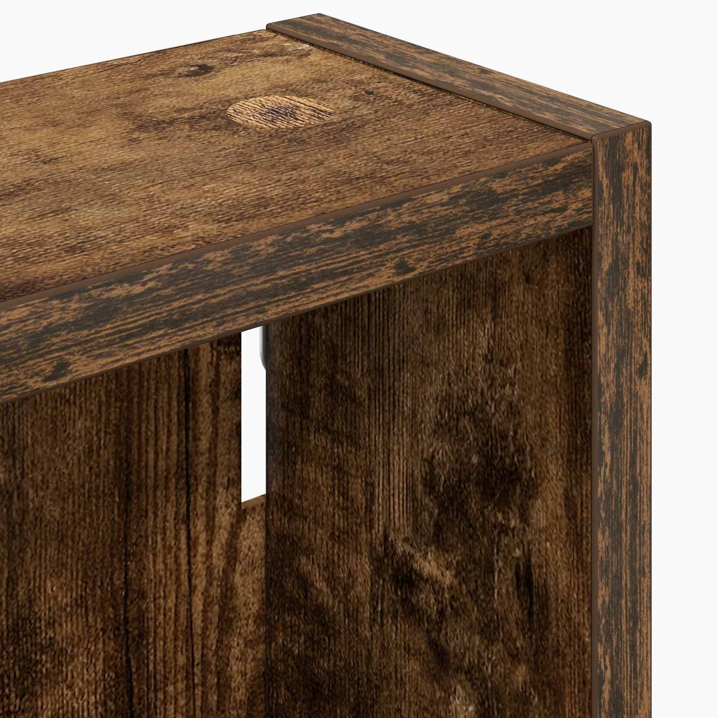 Badeværelsesvægskab Røget Eg 40 x 10 x 50 cm Konstrueret træ